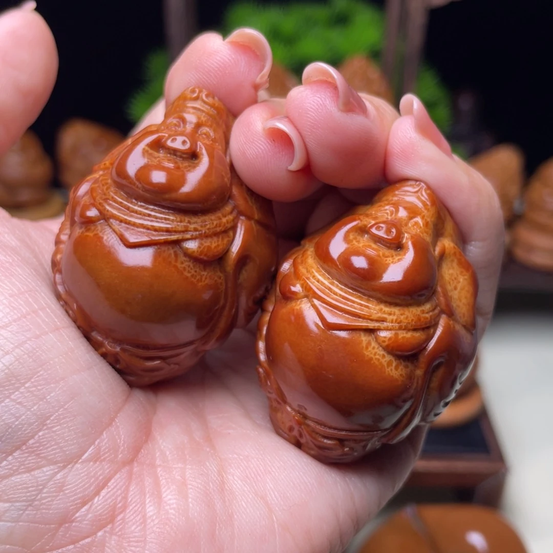 吊坠橄榄核八戒手球