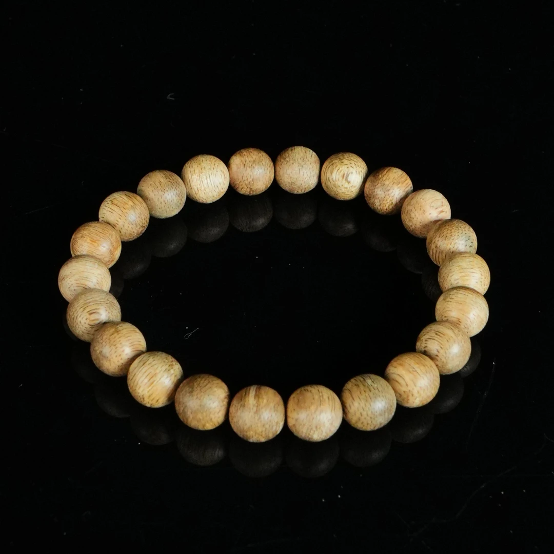 DY-B1454 西马树心软油老料沉香手串 0.9cm 4.2g