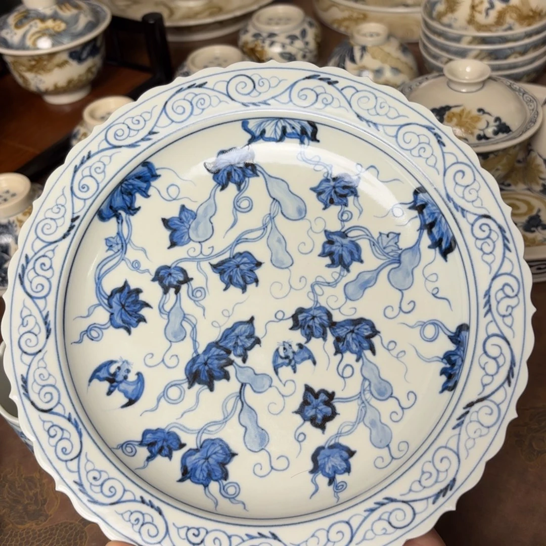 摆件景德镇手绘茶器