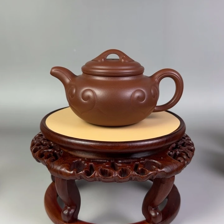 茶壶底槽青仿古如意280 CC全手工制作