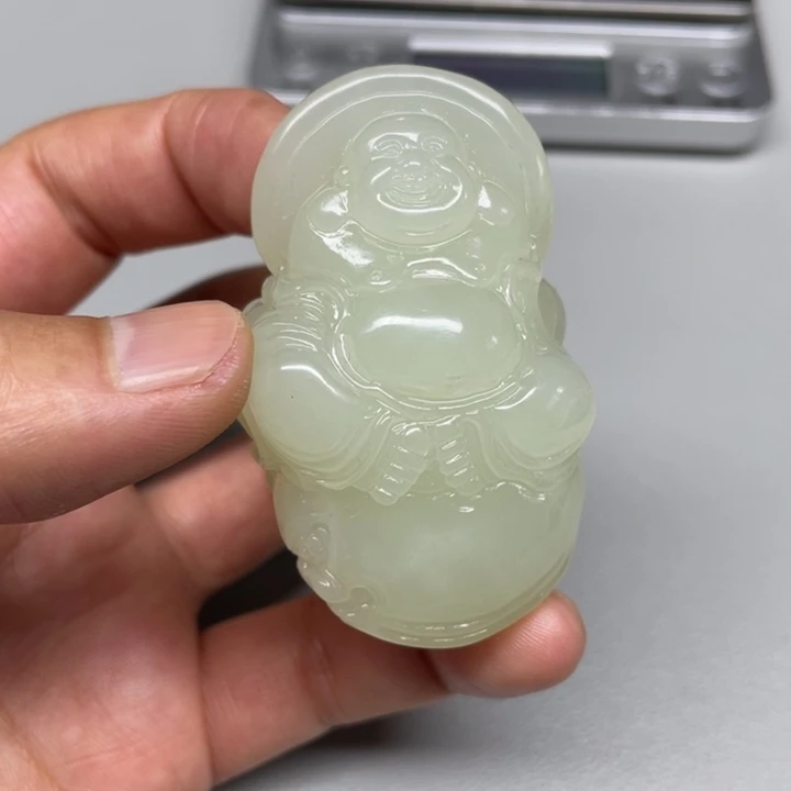 和田玉吊坠(不含链)未镶嵌菁****长