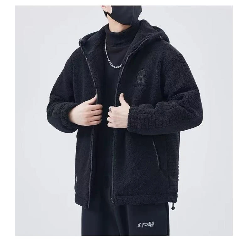 上衣连帽时尚秋冬保暖百搭运动男款羽绒服刺绣冬季加厚B24-3