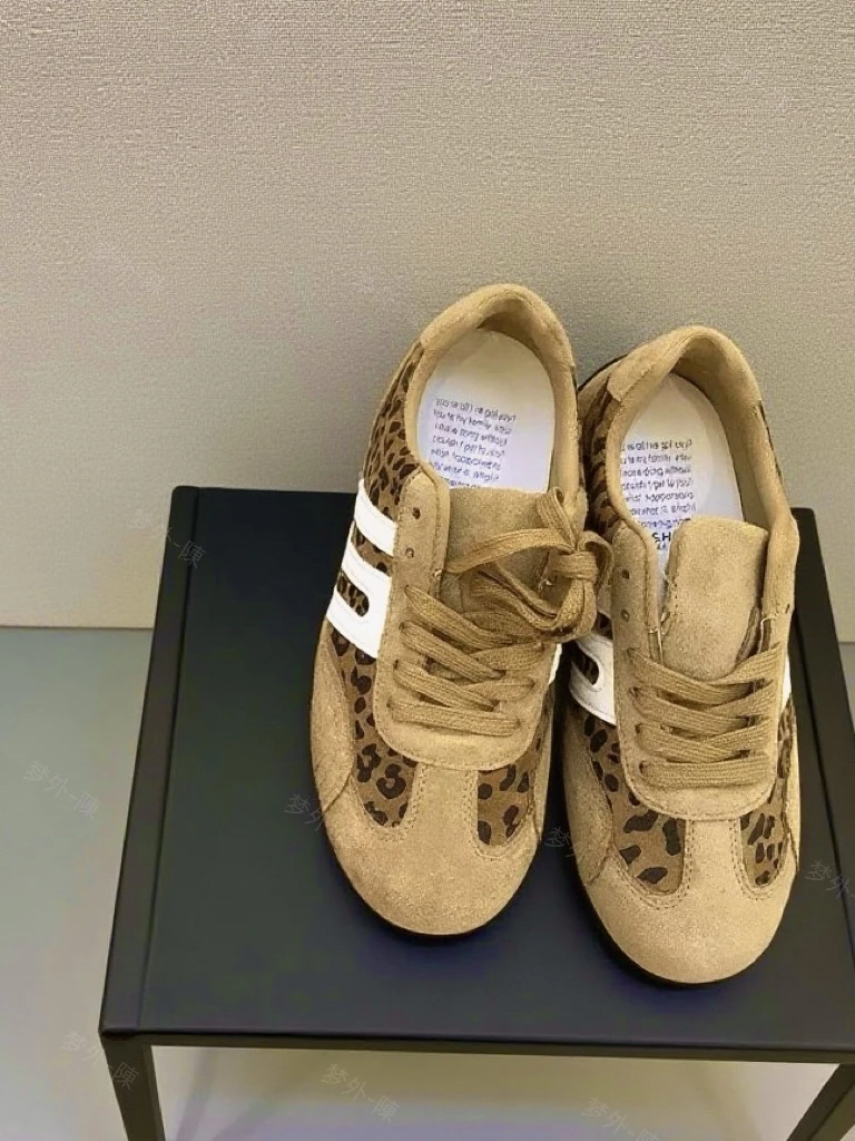 梦外-陳  经典百搭豹纹阿甘德训鞋