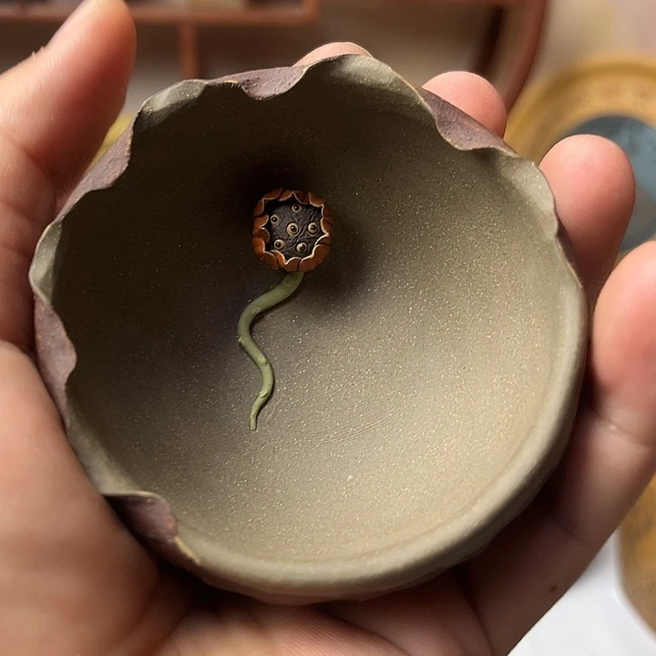 紫砂茶杯文淘紫砂主人杯高端茶器