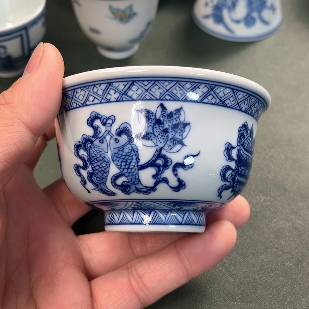 杯青花瓷器青花瓷器