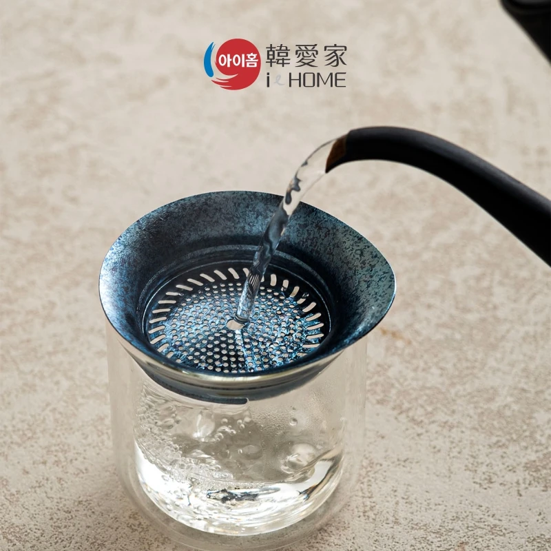 双层防烫保温泡茶神器便携旅行套装茶水分离懒人户外露营纯钛茶具