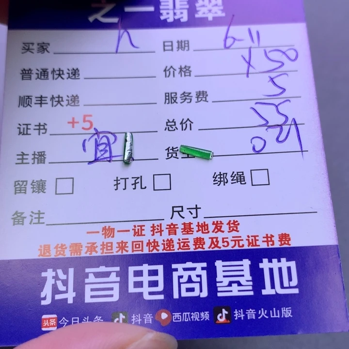 翡翠未镶嵌颈饰h**g翡翠