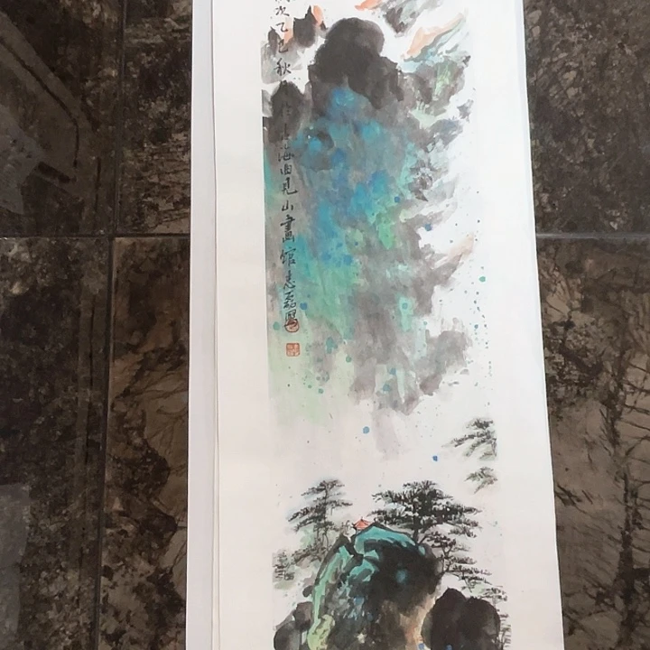 国画秦志磊国画禅意70/17