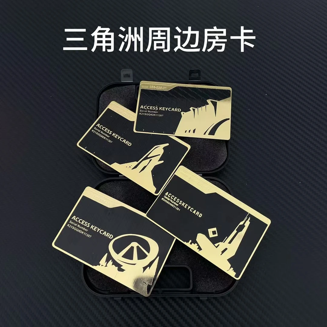 现三角洲行动周边房卡金属玩具摆件手办模型