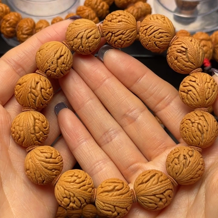 桃核手串龙纹桃核9