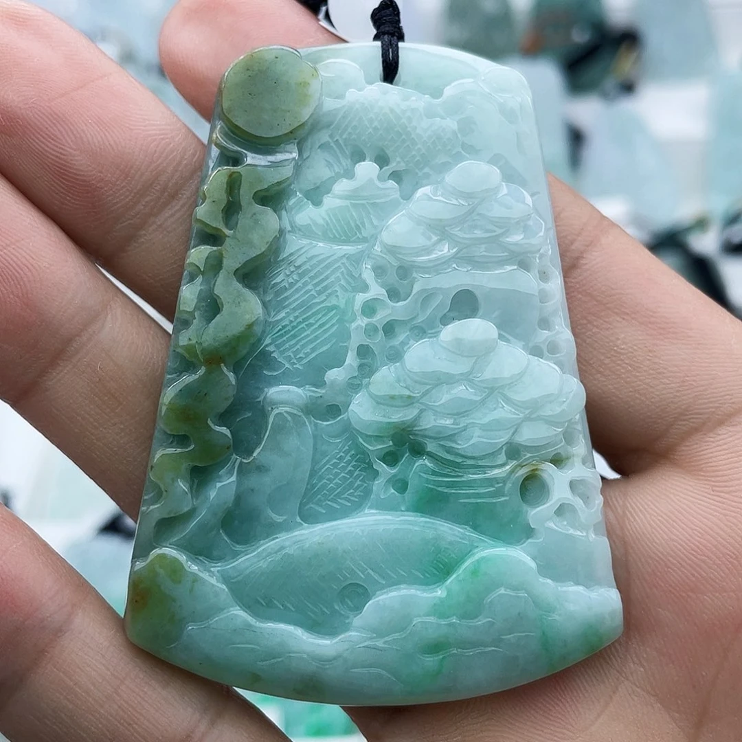 颈饰未镶嵌翡翠翡翠