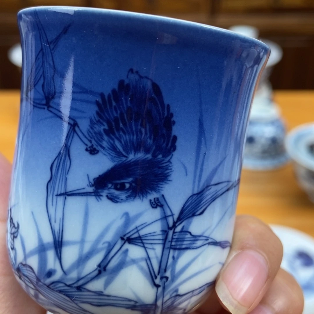 手绘现代茶具非古董