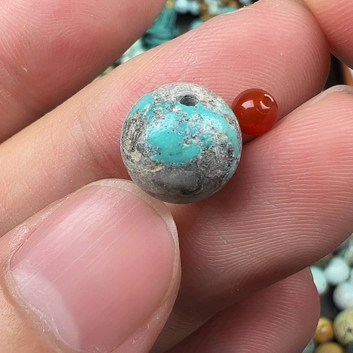 南红玛瑙未镶嵌配饰卡10.8微瑕