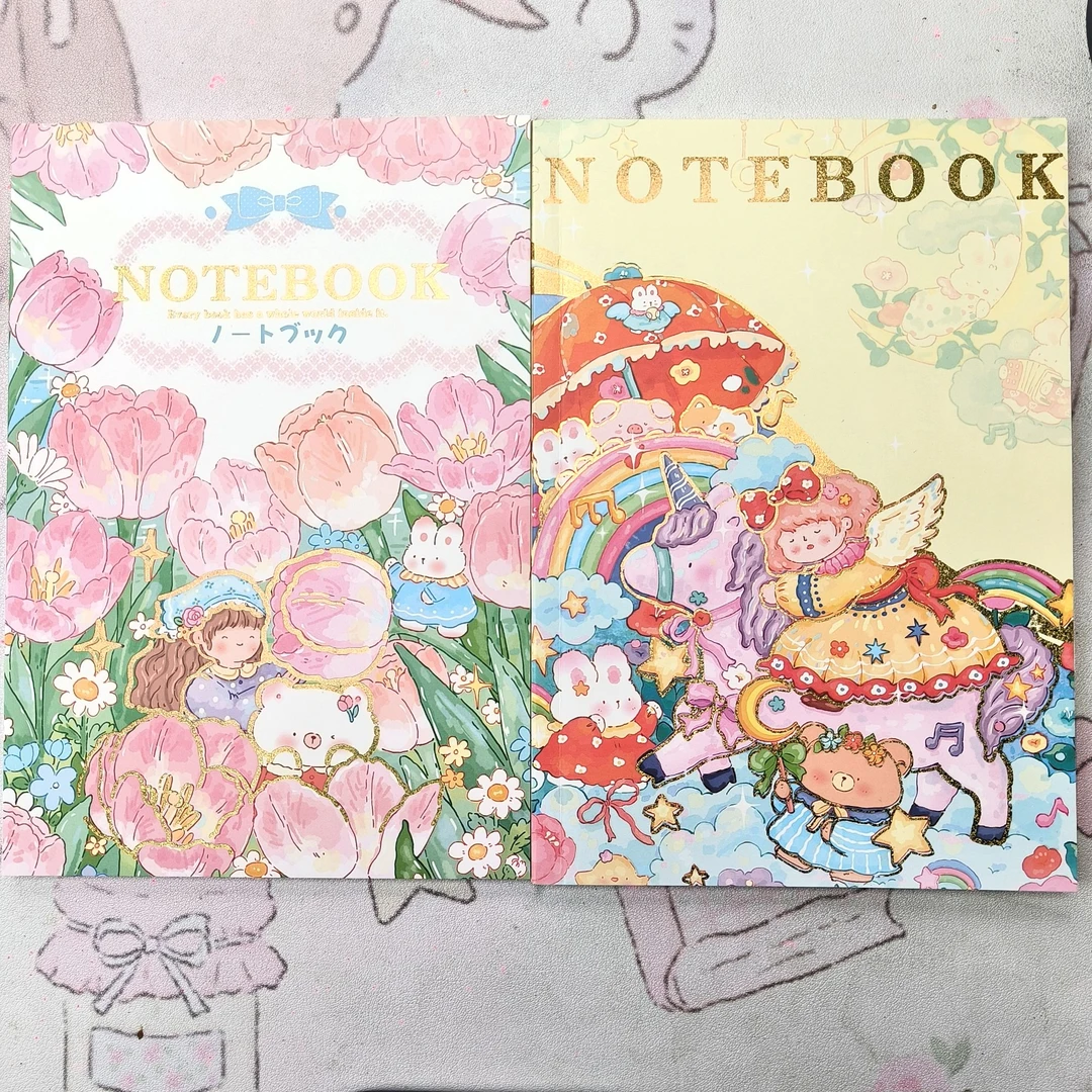 【A5彩页本】A5烫金封面精装大本记事本高颜值内页纸张