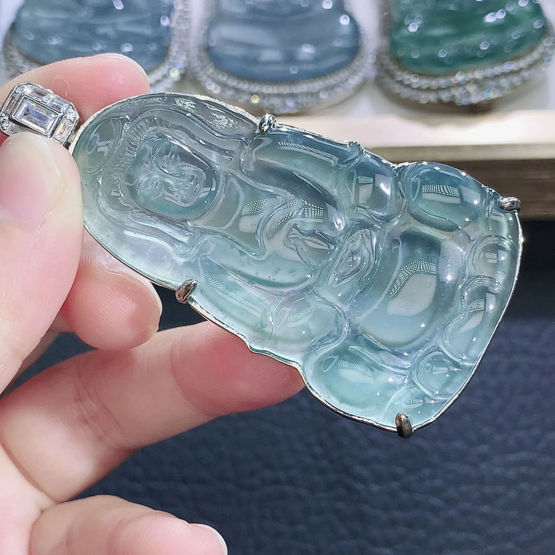 未镶嵌挂件翡翠翡翠