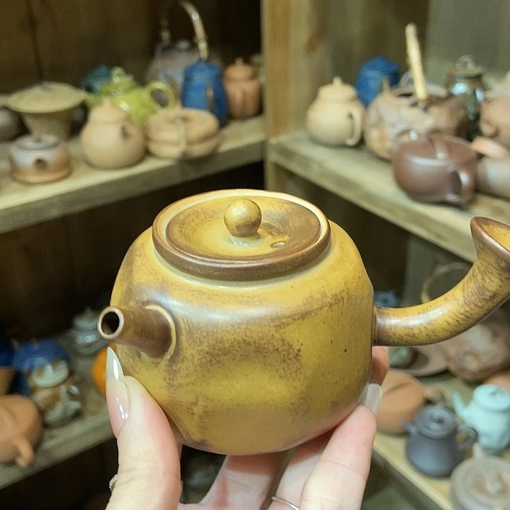 柴烧老岩泥高端茶器