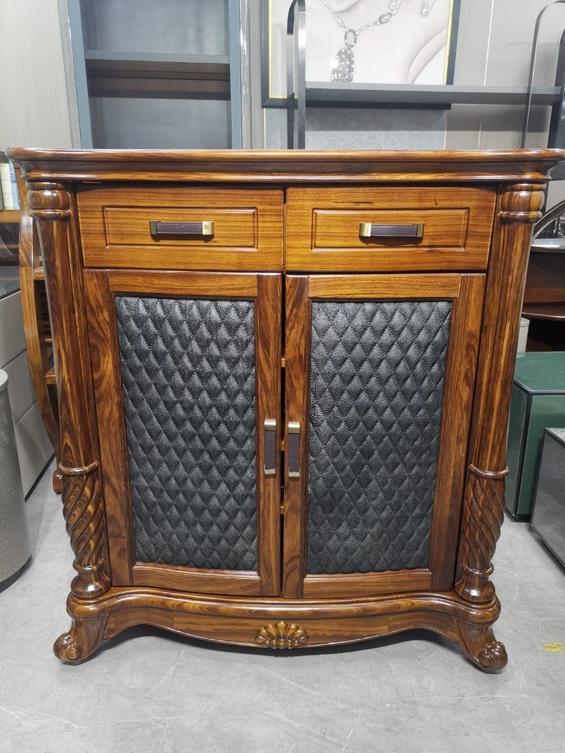 805-A鞋柜1040*445*1150乌金木