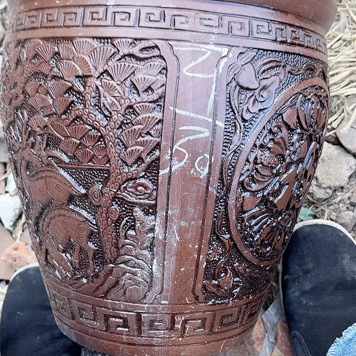 紫泥花盆紫砂花盆