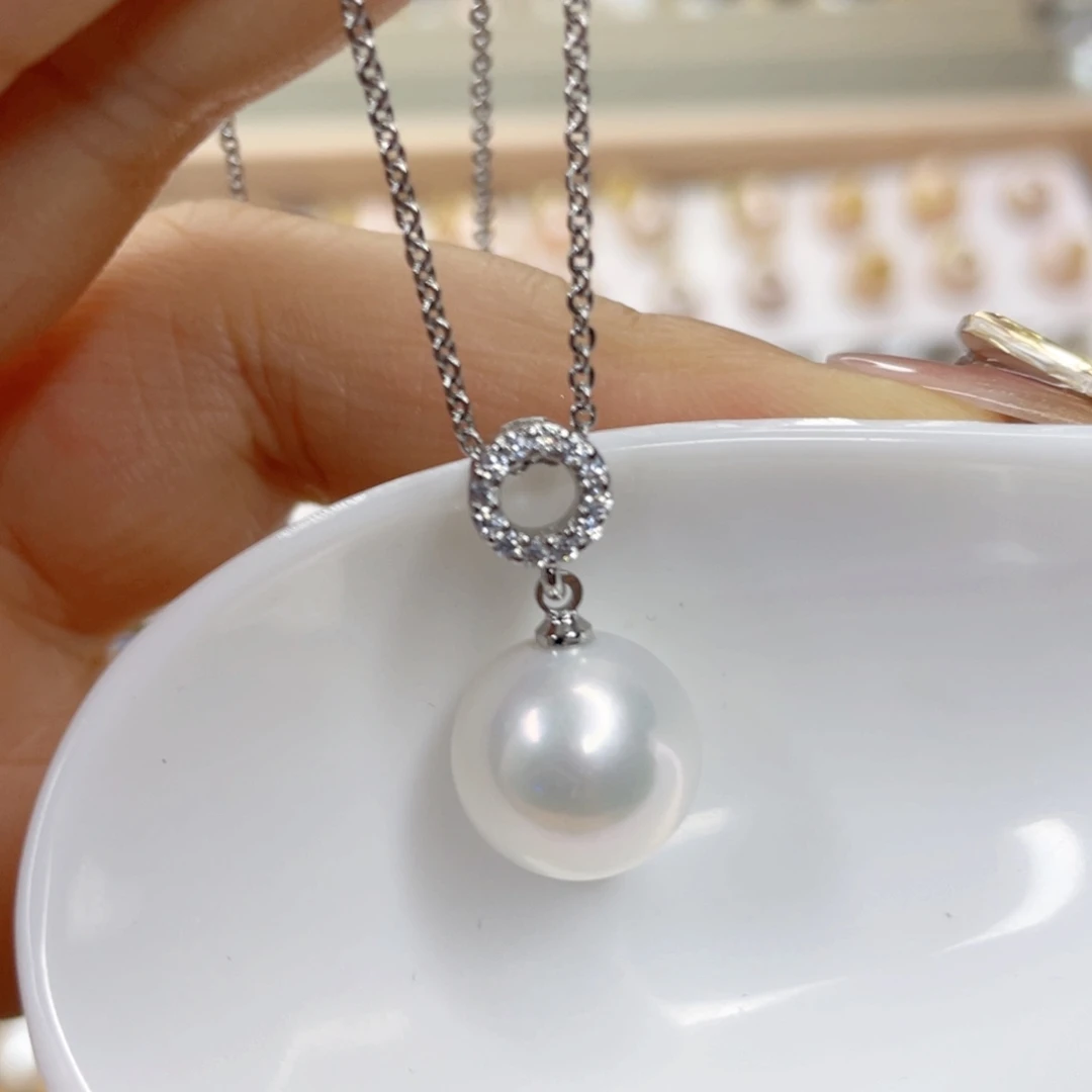 淡水珍珠未镶嵌吊坠(赠链)