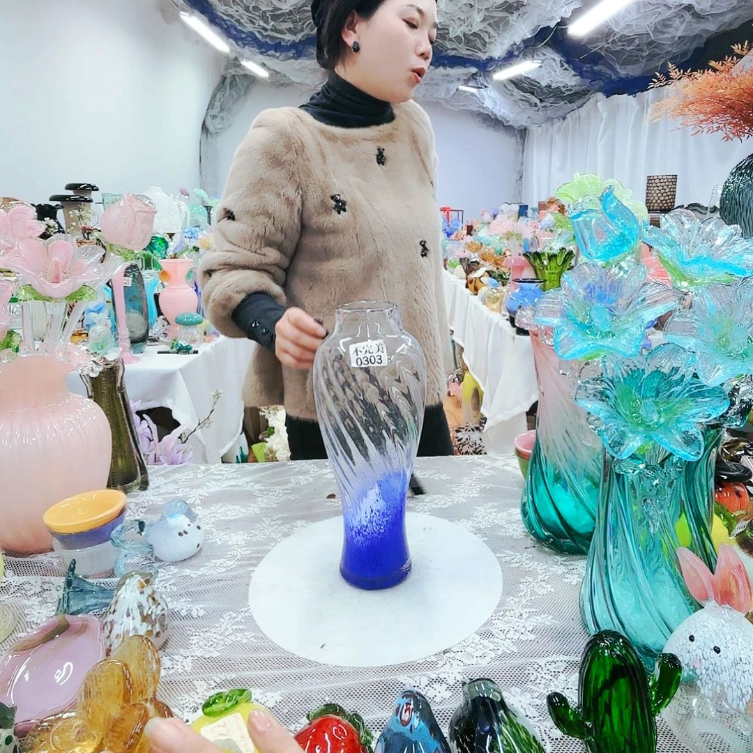 福利不退不换琉璃花瓶花器艺术品