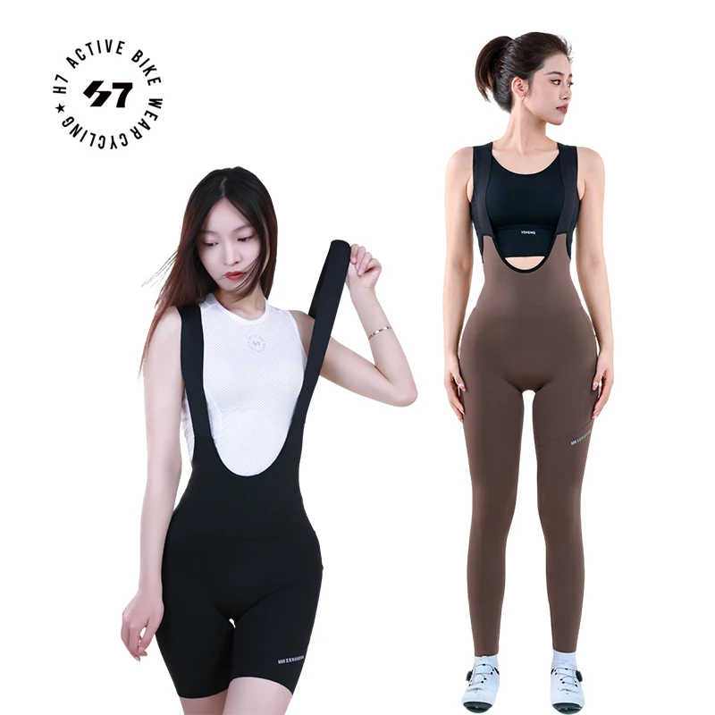 「25款新品-零感」女基础入门款春夏背带骑行长裤紧身男士高腰