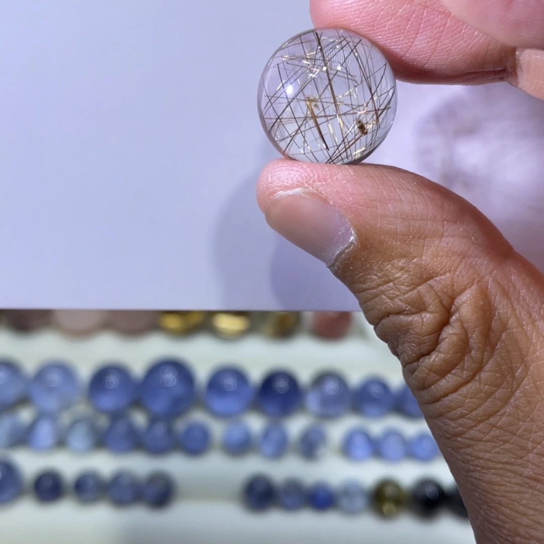 水晶珠宝半成品未镶嵌