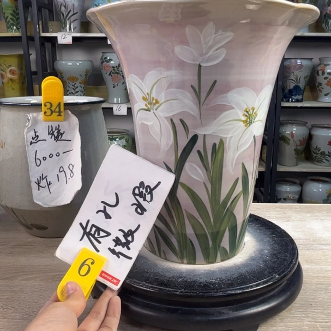 罐1tc景德镇陶瓷花盆
