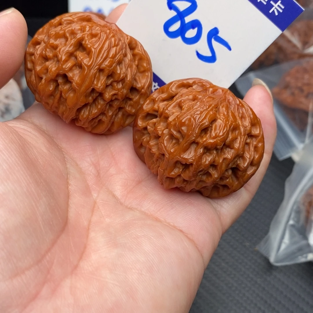 文玩核桃把件磨盘43