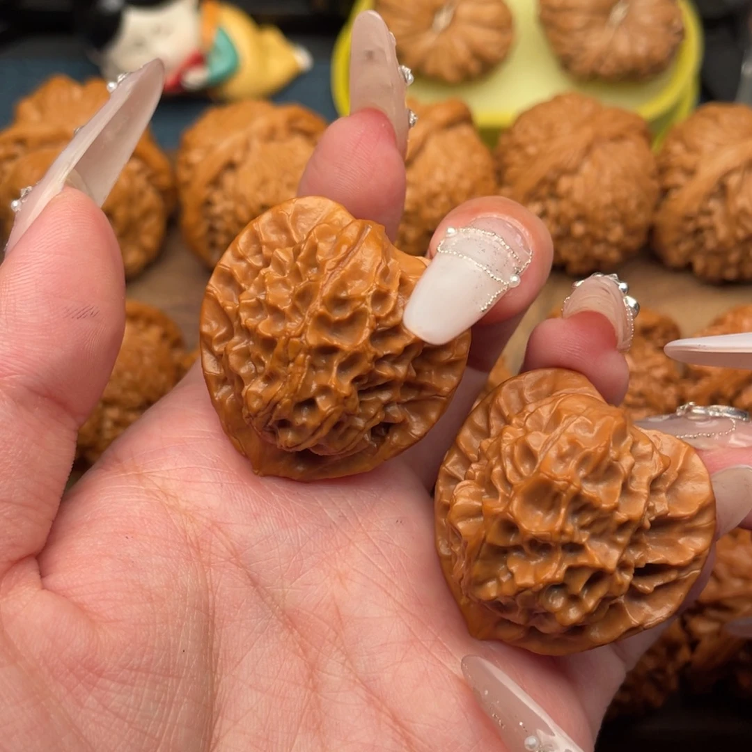 把件文玩核桃全品龙鳞纹35