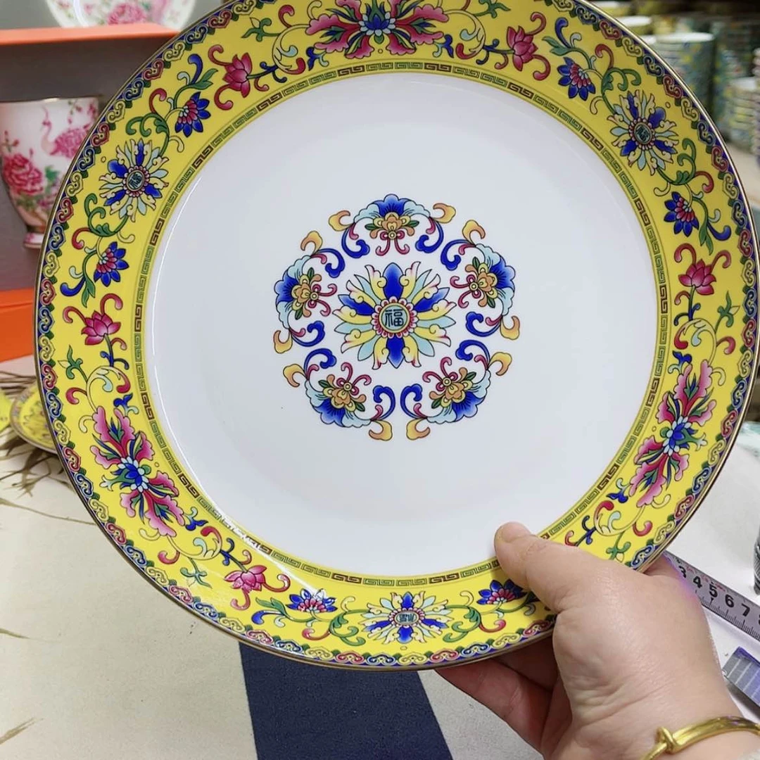 【闪购商品】骨瓷10英寸1深。。。。。。