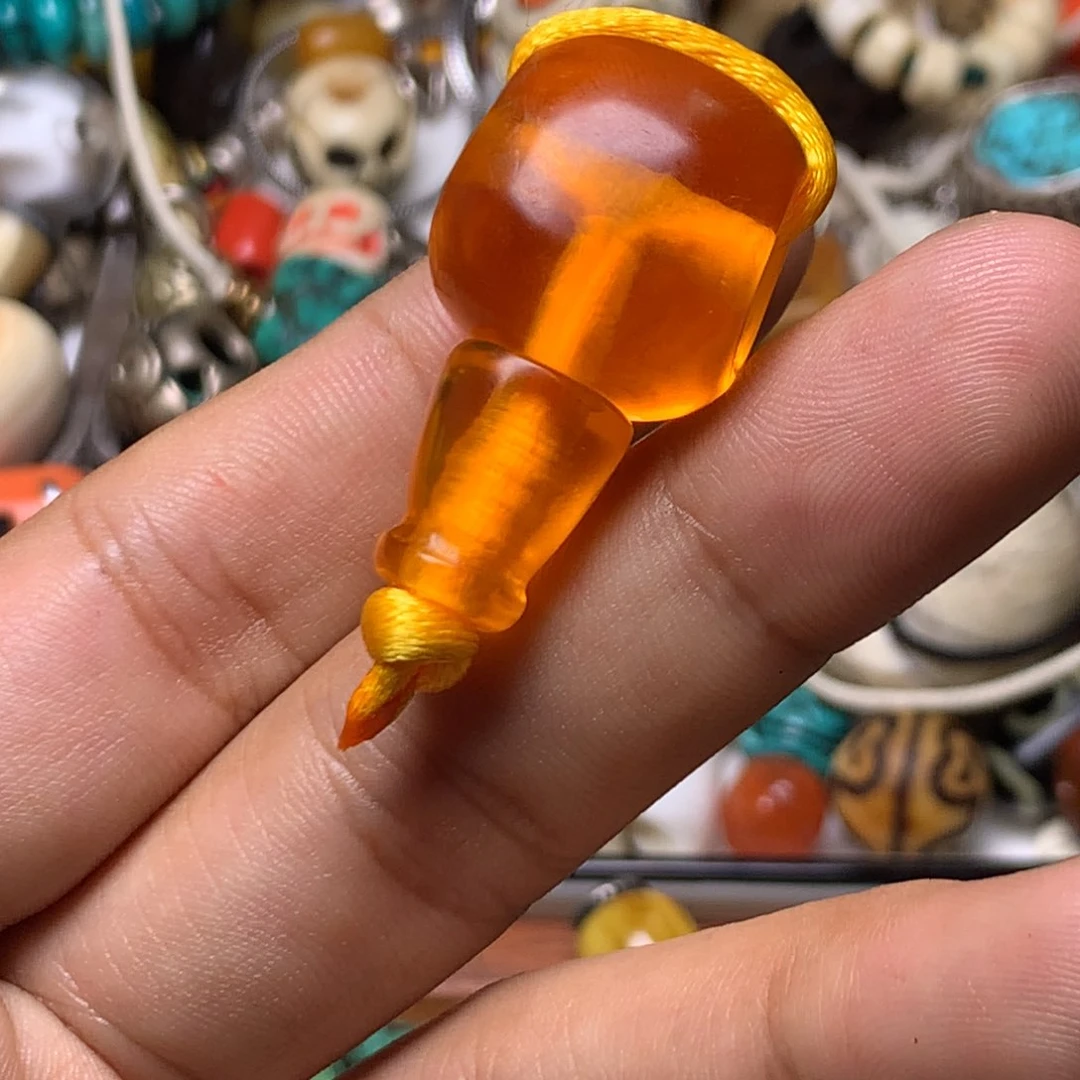 琉璃颈饰藏传小元素