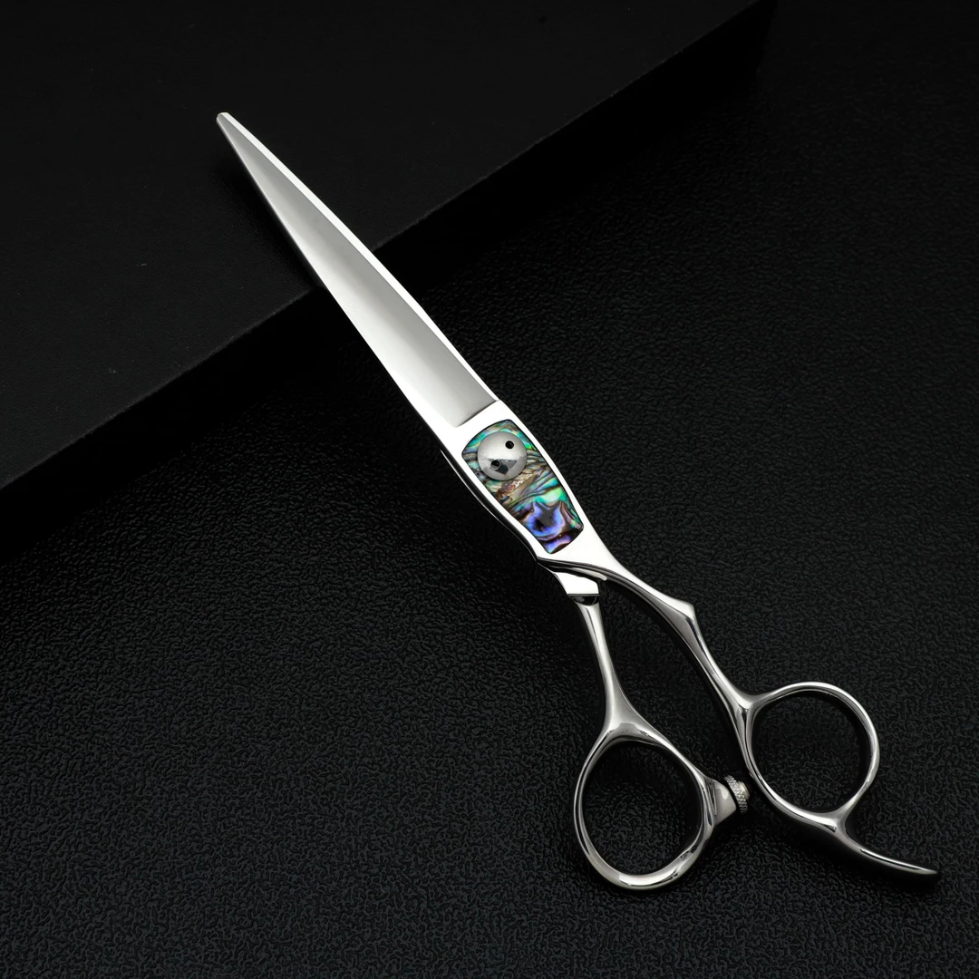 拓根同款贝壳高端沙龙专用综合CNC数控工艺理发剪刀【货号040】