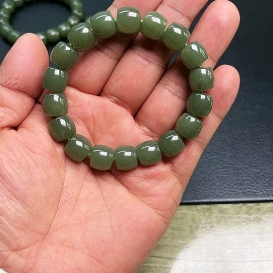 和田玉手串未镶嵌