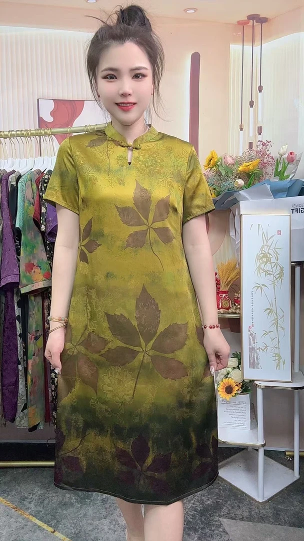 【知语】2025夏季新款时尚气质显瘦洋气新中式旗袍