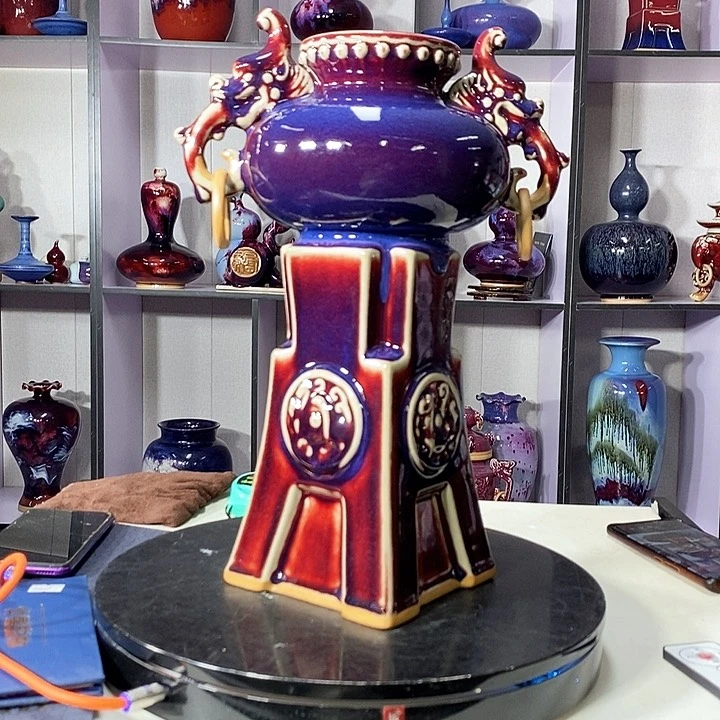 瓶中国神垕精品钧瓷