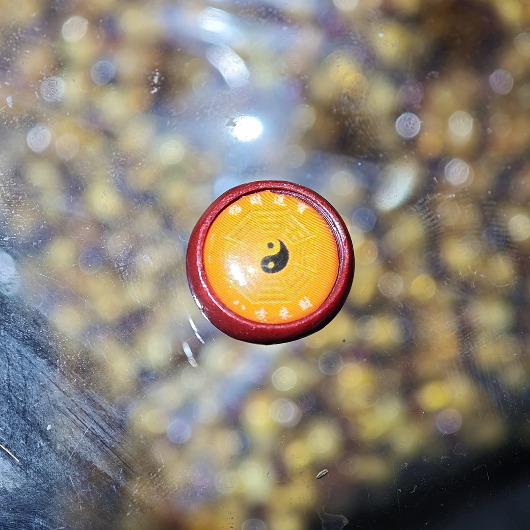 含辰砂工艺品A999朱砂牌牌紫16mm左右