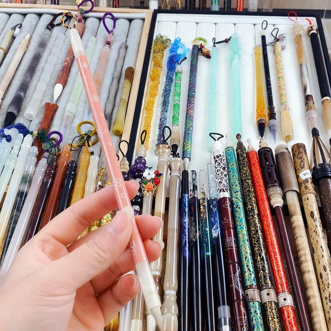 樱花实木杆出锋1.8小楷一支