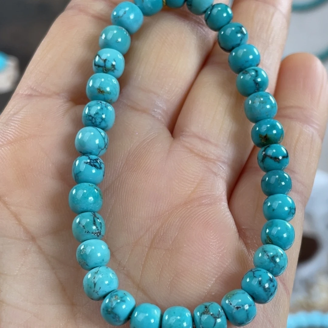 绿松石未镶嵌套链6.3mm