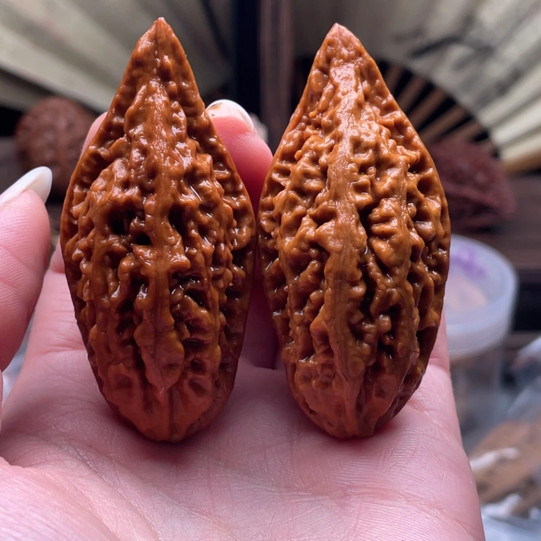 文玩核桃把件楸刀鱼18