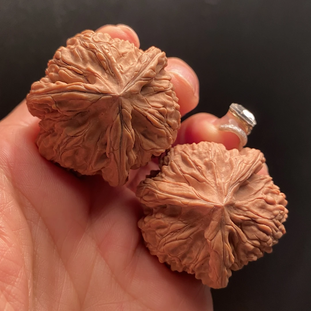 文玩核桃3905全品无修玉龙粗筋三棱边39-39-39高35精品对