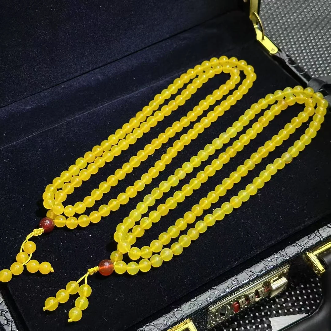 C841【福嘟嘟】牛黄宝黄玛瑙项链-送礼佳品-多样性只发一件-卡8+