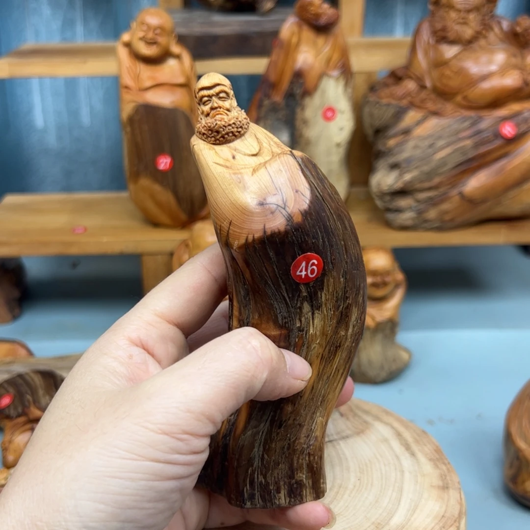 柏木崖柏木摆件手把件，37