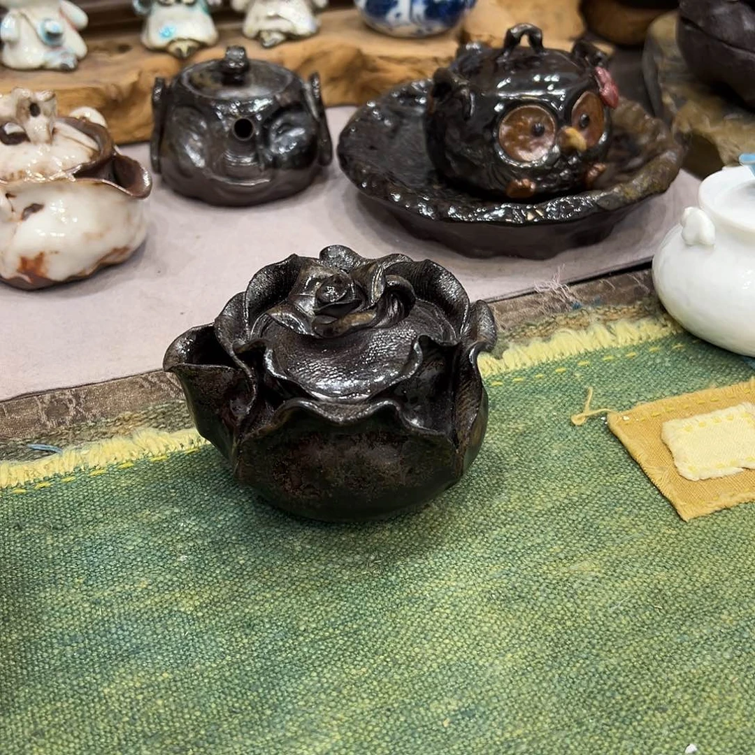 景德镇手工手作纯柴裸烧