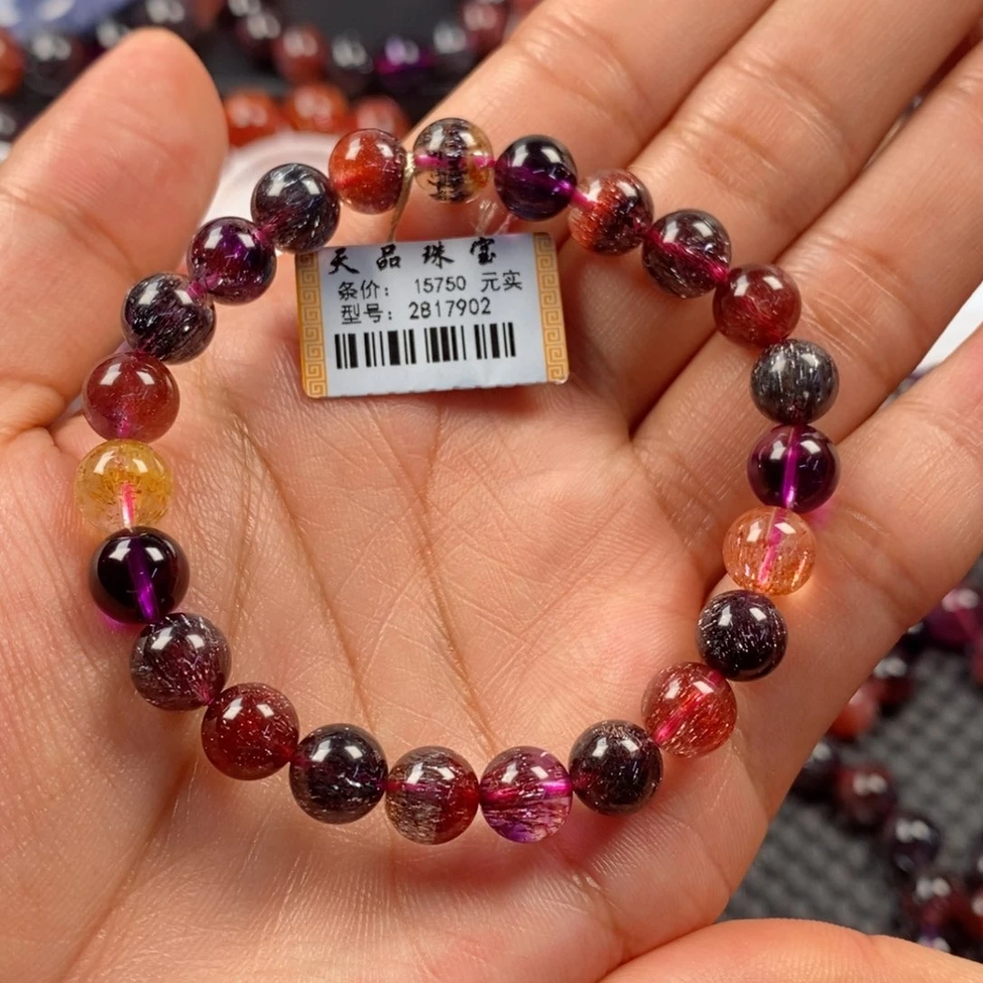 水晶手链未镶嵌.****.黑加仑超七2817902