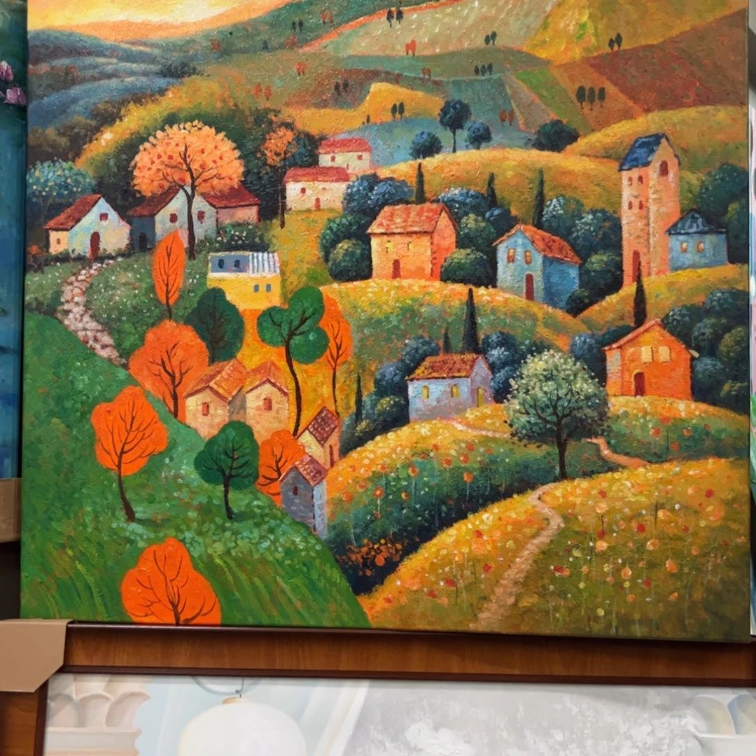 m***y油画童话镇纯手绘油画