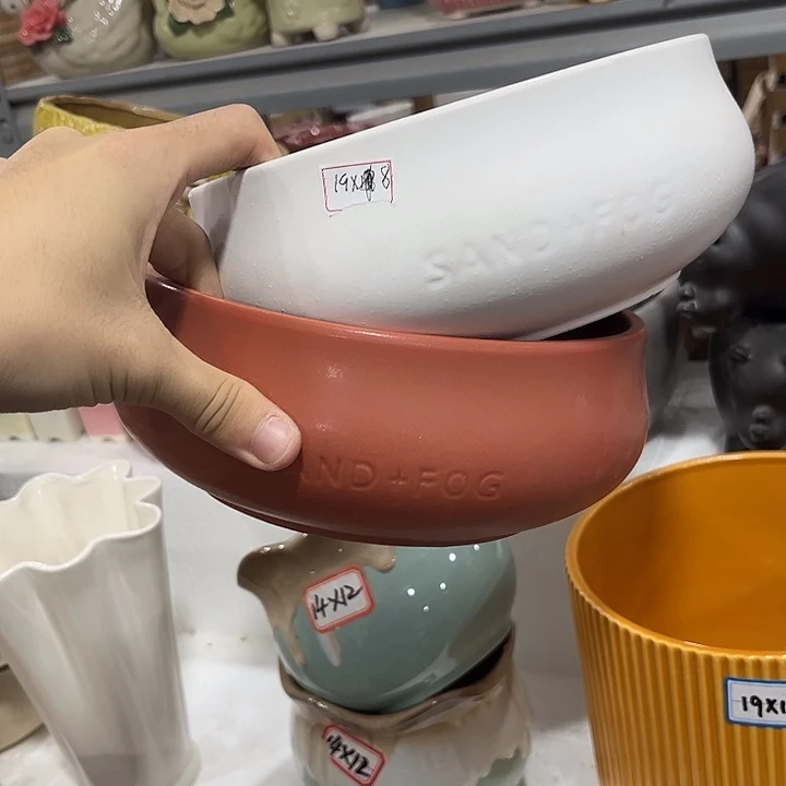 福利价陶瓷花盆全场10包邮