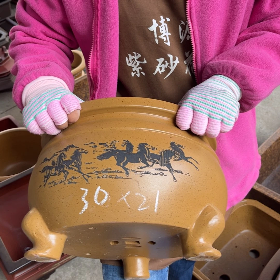 紫砂花盆盆景艺术