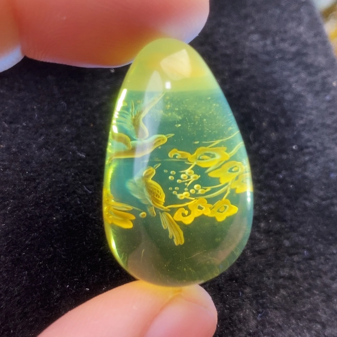 金珀未镶嵌吊坠(不含链)