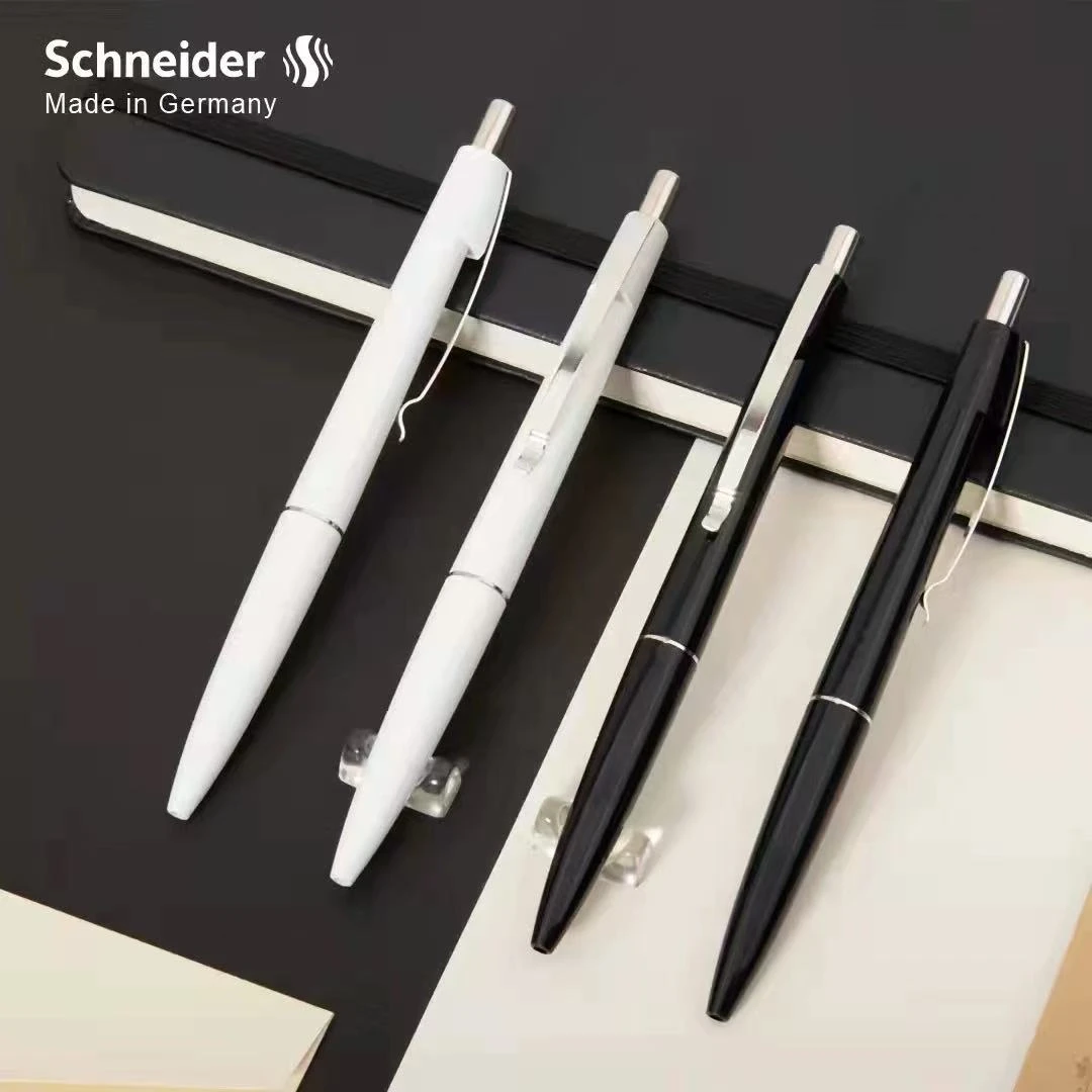 schneider施耐德office奥菲斯黑色中性笔按动可换芯学生书写考试