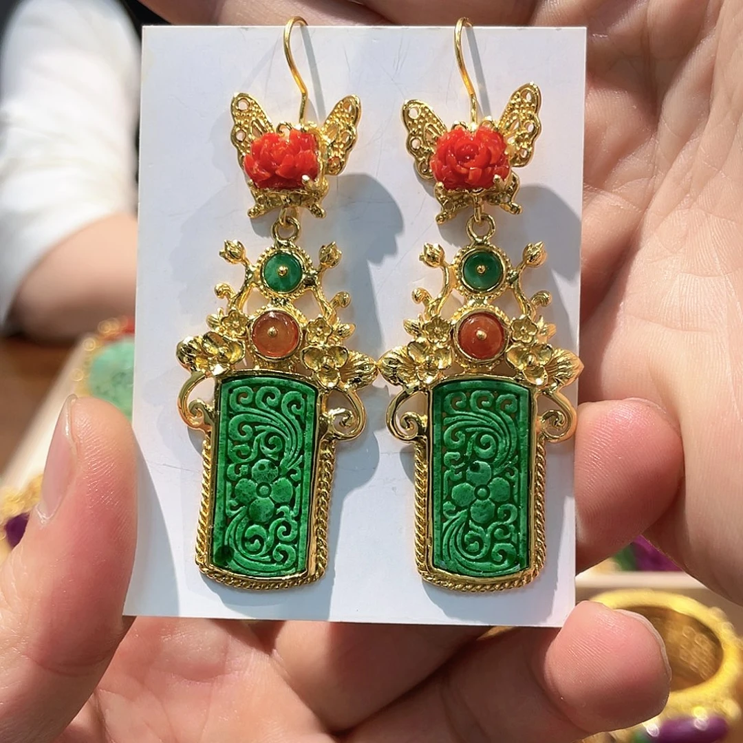 锦纶非金属耳坠耳饰